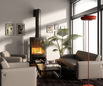 Modern A Living Room-ID:893518436