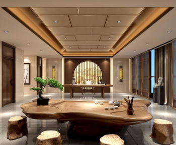 New Chinese Style Tea House-ID:275527181
