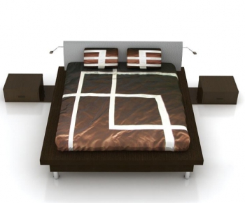 Modern Double Bed-ID:134699333