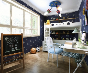 Simple European Style Children's Room-ID:450760938