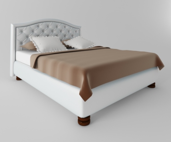 American Style Double Bed-ID:881825614
