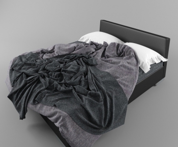 Modern Double Bed-ID:243380919