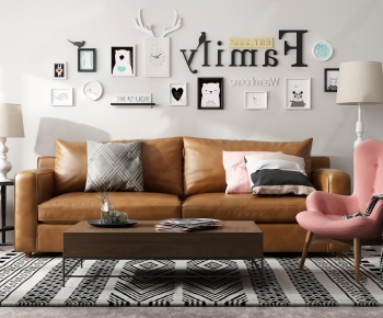 Nordic Style Sofa Combination-ID:634869616