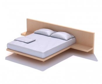 Modern Double Bed-ID:244779335