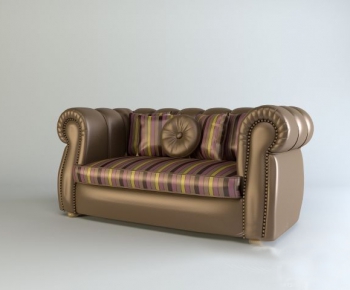 Simple European Style A Sofa For Two-ID:379255227