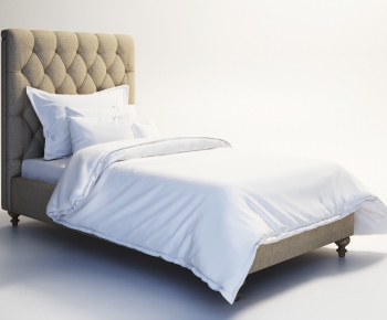 Modern American Style Single Bed-ID:831705888