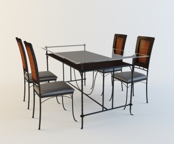 Modern Dining Table And Chairs-ID:701398131