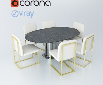 Modern Dining Table And Chairs-ID:770841918