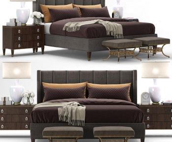 American Style Double Bed-ID:508656848
