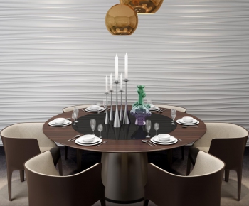 Modern Dining Table And Chairs-ID:120940897