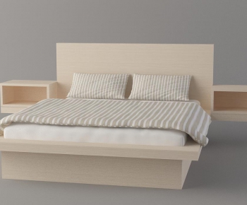 Modern Double Bed-ID:568471332