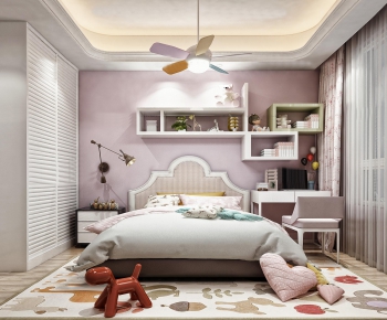 Simple European Style Children's Room-ID:435371817