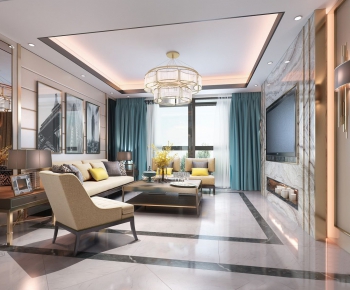 Hong Kong Style A Living Room-ID:742552717