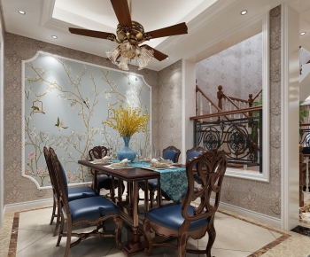 American Style Dining Room-ID:982377975