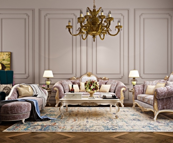 European Style Sofa Combination-ID:466892271
