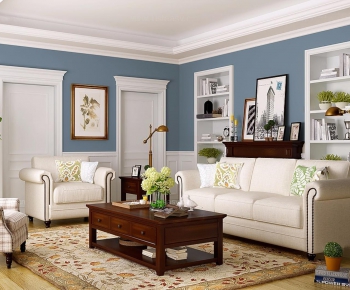 American Style A Living Room-ID:386897234