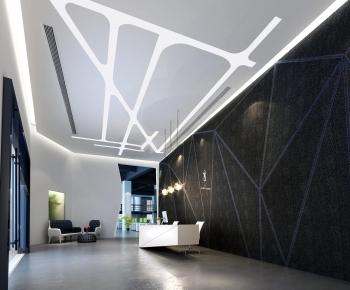 Modern Office Reception Desk-ID:495344513