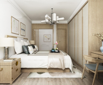 New Chinese Style Bedroom-ID:465261123