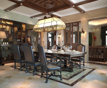 American Style Dining Room-ID:205788191