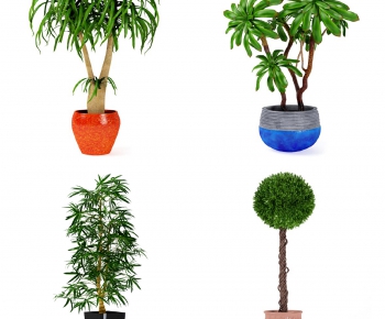 Modern Potted Green Plant-ID:285327986