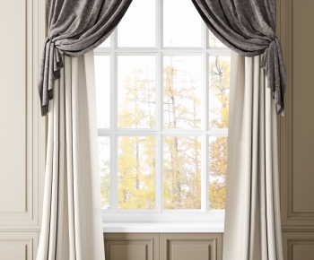 Modern American Style The Curtain-ID:618422171