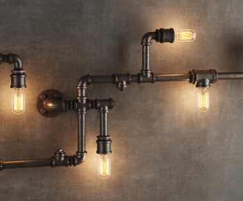 LOFT Industrial Style Wall Lamp-ID:753754428