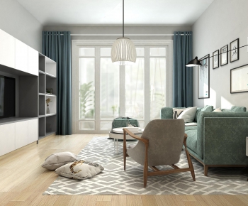 Nordic Style A Living Room-ID:963067921