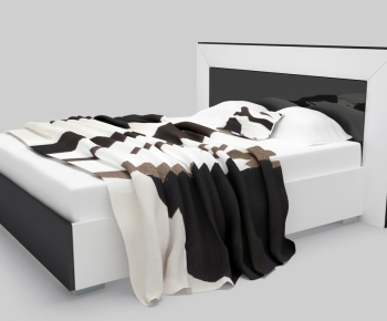 Modern Double Bed-ID:379864495