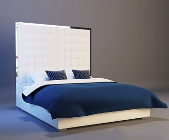 Modern Double Bed-ID:376510996