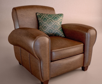 European Style Single Sofa-ID:695475898