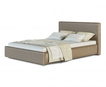 Modern Double Bed-ID:882500933