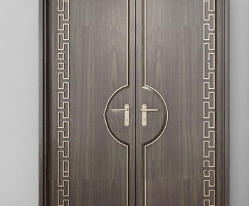 New Chinese Style Double Door-ID:130158614
