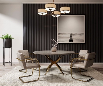 Modern Dining Table And Chairs-ID:134297731