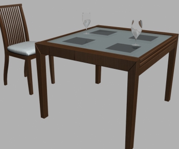Modern Dining Table And Chairs-ID:894078645
