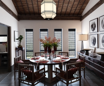 New Chinese Style Dining Room-ID:338094247
