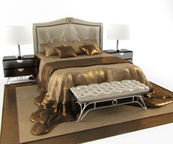 New Classical Style Double Bed-ID:617298999