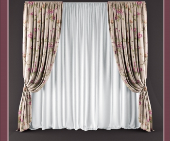 American Style Idyllic Style The Curtain-ID:189298435