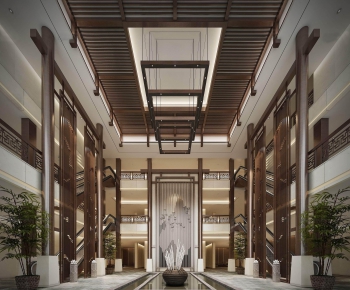 New Chinese Style Lobby Hall-ID:265181361