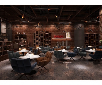 Industrial Style Cafe-ID:372254395
