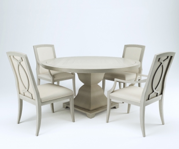 Modern Dining Table And Chairs-ID:854496115