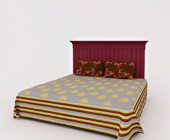 European Style Double Bed-ID:585299775