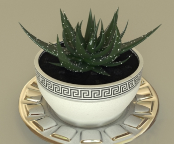 Modern Potted Green Plant-ID:303610798