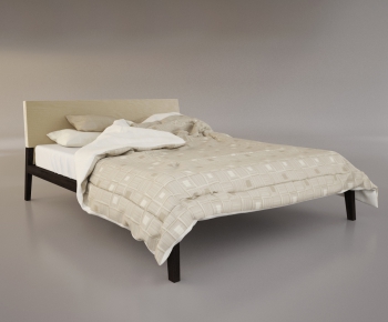 Modern Double Bed-ID:943281883