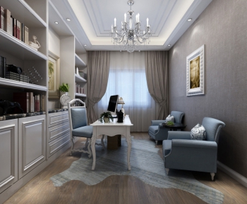 Simple European Style Study Space-ID:675344362