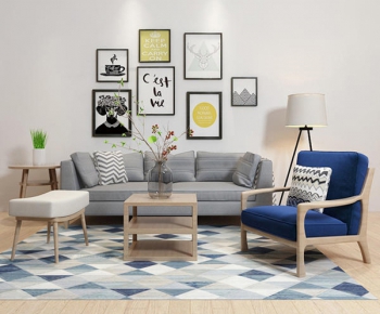 Nordic Style Sofa Combination-ID:538407888
