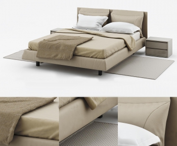 Modern Double Bed-ID:724073164