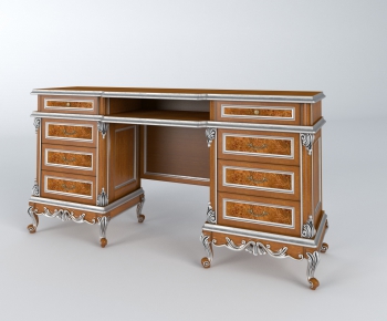 European Style French Style Computer Desk And Chair-ID:774275479