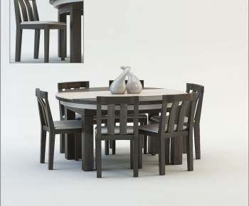 Modern Dining Table And Chairs-ID:720819224