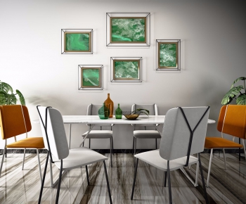 Modern Dining Table And Chairs-ID:445342737