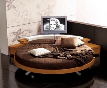 Modern Double Bed-ID:808695621